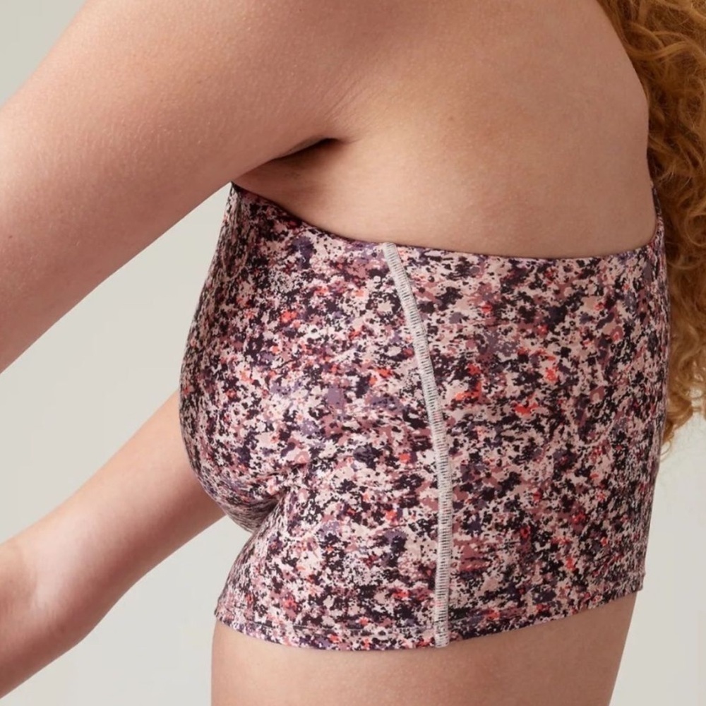 ATHLETA Tulip Pink Print Conscious Crop Top Sports Bra Multiple Sizes D - DD+ - Picture 3 of 16